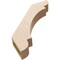 Ekena Millwork 3-inch W x 18-inch D x 18-inch H Olympic Rough Cedar Woodgrain TimberThane Knee Brace, Primed BRCUR03X18X18OLYRCPR - alternate 4